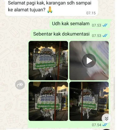 Pengiriman Papan Bunga Selamat Jelambar Baru