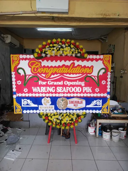 Papan Bunga Ucapan Selamat Jelambar Baru